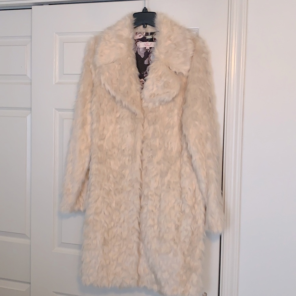 Lush faux fur coat